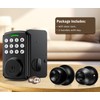 WiFi Keyless Entry Door Lock with Handle Set, Front Door