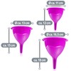 COM-FOUR® 9-Piece Funnel Set in 3 Sizes - Diverter with