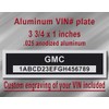 LVCE Custom Vin Tag-Compatible GMC