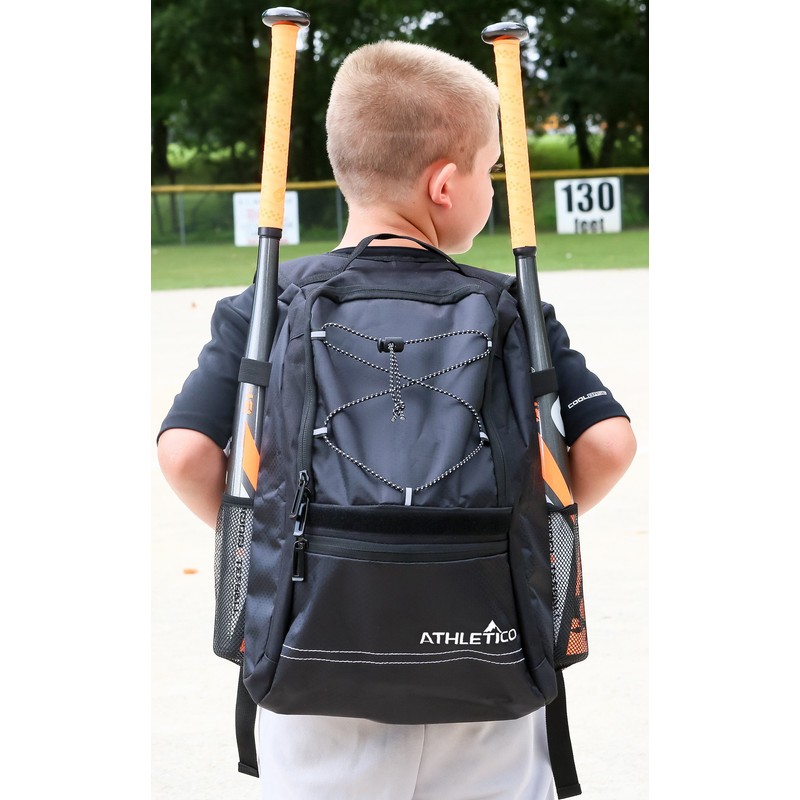 Athletico Youth Baseball Bag - Bat Backpack for Baseball, T-Ball