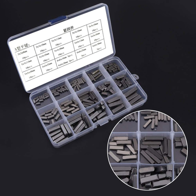 Ejoyous Key Spring Assortment Set 140 Pieces, 8 mm -