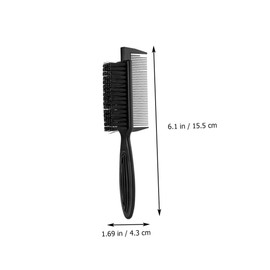 SAFIGLE 1pc Multifunctional Hairdressing Comb Broken Hair Brush Portable Dual-sided Cleaning Tool for Home Barber Shop Use Compact Skin-friendly Design