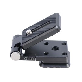 Peakloong Camera Folding L Bracket Vertical Horizontal Switching Camera Mount Quick Release Plate for Tripod Gimbal