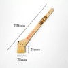 Hake City Brush Premium Goat Hair Goat Tail, Thick Mouth,