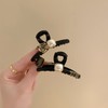 Small Size Pearl Camellia Automatic Hairpin for Updos and Half-Up Styles New Camellia Style 20ea