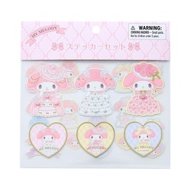 Sanrio 684511 Sticker Set (Lady My Melody) My Melody