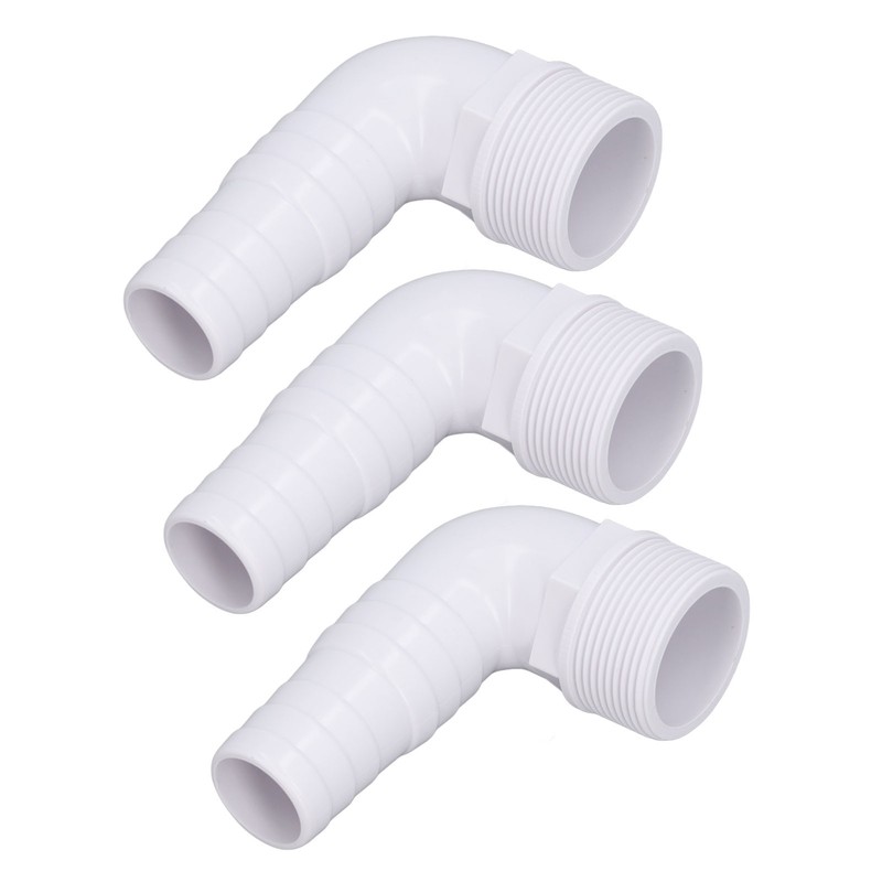 3Pcs Elbow Adapter Connector 90 Degree Fitting for Hayward SPX1105Z3