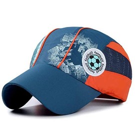 ITODA Children's Hat, Spring/Summer, 2-12 Years, Baseball Hat, Boys and Girls, Soccer Hat, UV Hat, Cute, Thin, Breathable, Adjustable Size, Cap, Sports, Heatstroke, Outdoors, Commuting to School,