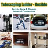Telescoping Ladder Extension Telescopic Ladder 12.5 FT A Frame Folding