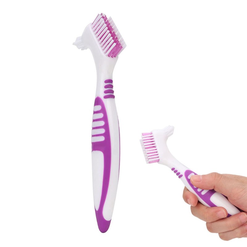 Denture Cleaning Brush Double Sided Denture Brush Denture Brush Denture