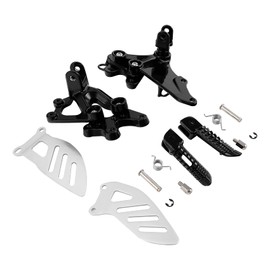 TCT-MOTORPARTS Front Rider Foot Pegs Footrests Bracket Fit For Suzuki GSXR 600/750 2006-2010