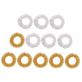 Healvian 20pcs Fascial Rings Massage Muscles Acupressure Ring Bulk Finger Massage Hand Fidget Toy