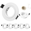 GeyouLux Set of 6 Recessed Spotlights LED 230 V Frame