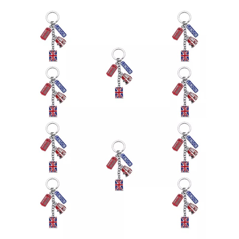 Generic Llavero De Estilo Británico Para Recuerdos De Londres, 10
