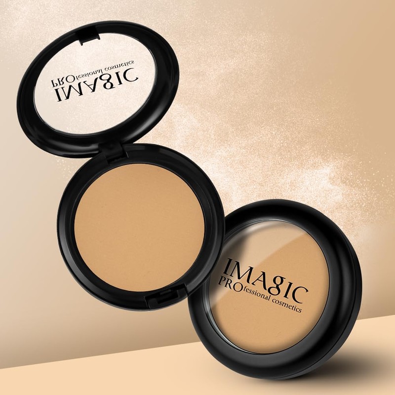 Natural Compact Powder, Waterproof Matt Powder Make-Up, Universal Make-Up Powder