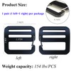 2PCS G Hook Buckles Tactical Adjustable Webbing G Shaped Wave