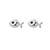 Cute Fish Tiny Stud Earrings for Women S925 Sterling Silver