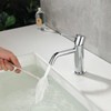 Chrome Bathroom Faucet Single Hole, Single Handle Water Faucet for