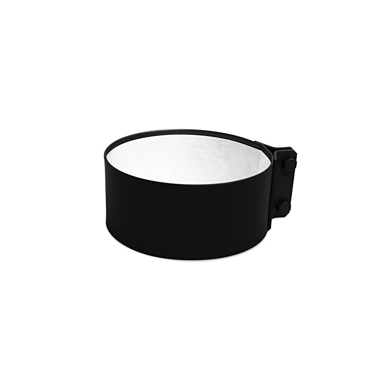LANZZAS Stove Pipe Sealing Clamp Diameter 250 mm Colour: Black