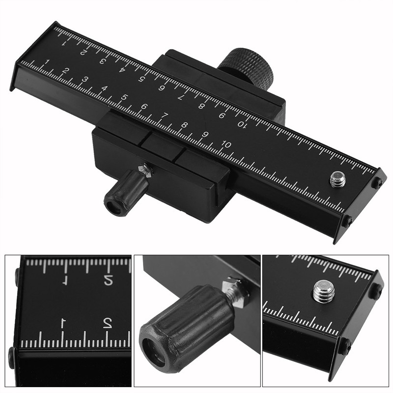 Macro Long Focusing Close up Quick Rlease Plate Slide Rail