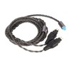 2Pin Sound Cable 3 in 1 Silver Plated Copper Cable