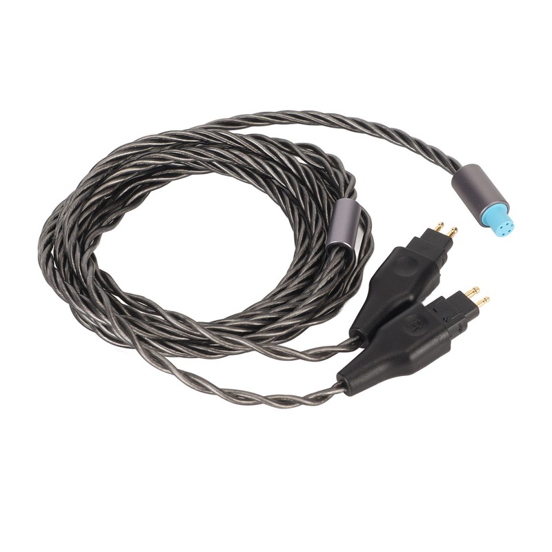 2Pin Sound Cable 3 in 1 Silver Plated Copper Cable