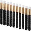 Yardwe Cepillo de pestañas negro, 10 herramientas para limpieza facial