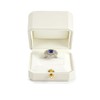 Oirlv Engagement Ring Box PU Leather Ring Storage Box for