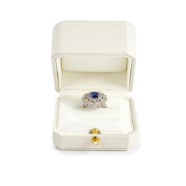 Oirlv Engagement Ring Box PU Leather Ring Storage Box for Proposal, Engagement, Weddings, Birthday, and Anniversary