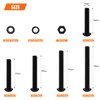 HELIFOUNER 85 Pieces M6 x 30mm /35mm /40mm /45mm /50mm,