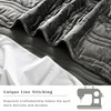 AJOCCI Velvet Quilt Set, Grey Velvet Quilt King Size Comforter