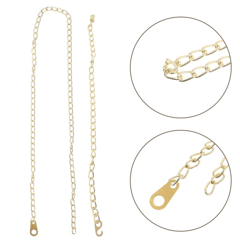ABOOFAN 4pcs Mechanical Clock Weight Chains Replacement Parts for Grandfather