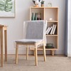 BELOTREE Plastic Chair Covers for Dining Room, Waterproof PVC Clear