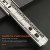 2PCS 14 Inch Push to Open Drawer Slides Stainless Steel
