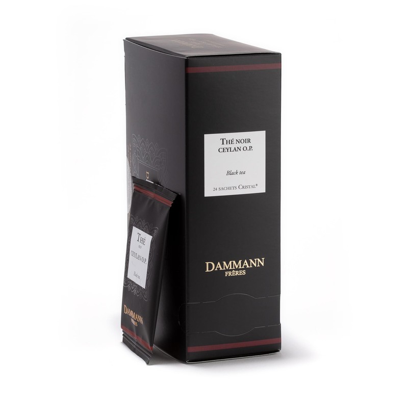 Dammann Freres Satchets, Ceylan O.P. Tea Bags, Premium Gourmet French