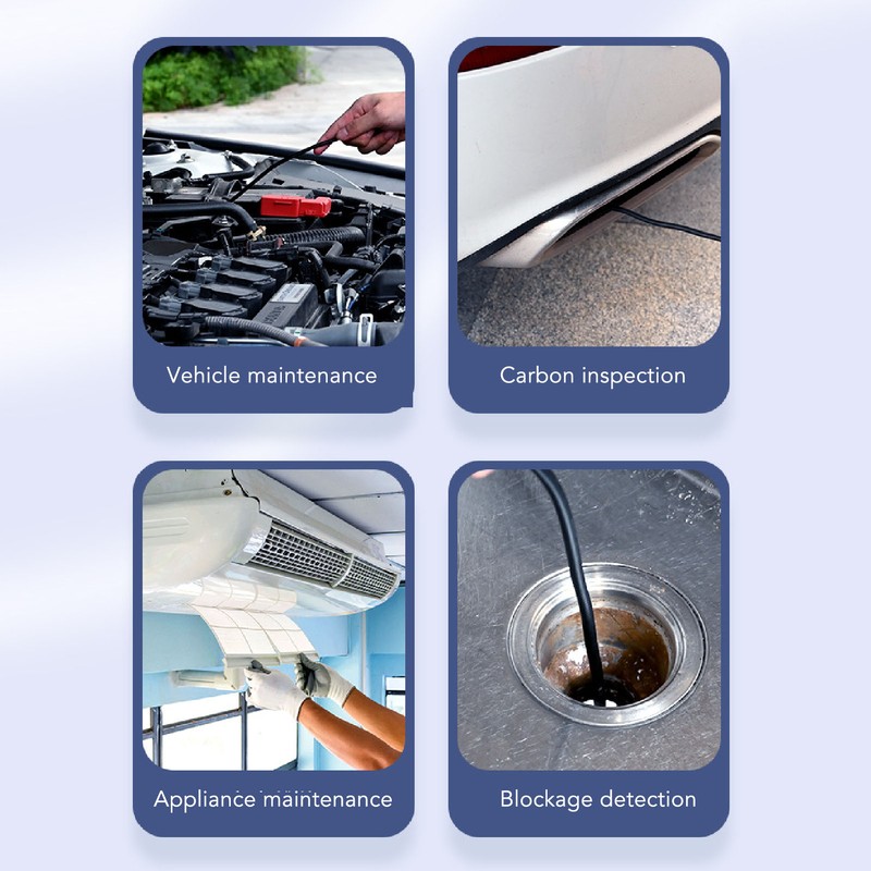 Endoscope Camera with Light IP67 Waterproof 1080P HD Sewer Inspection