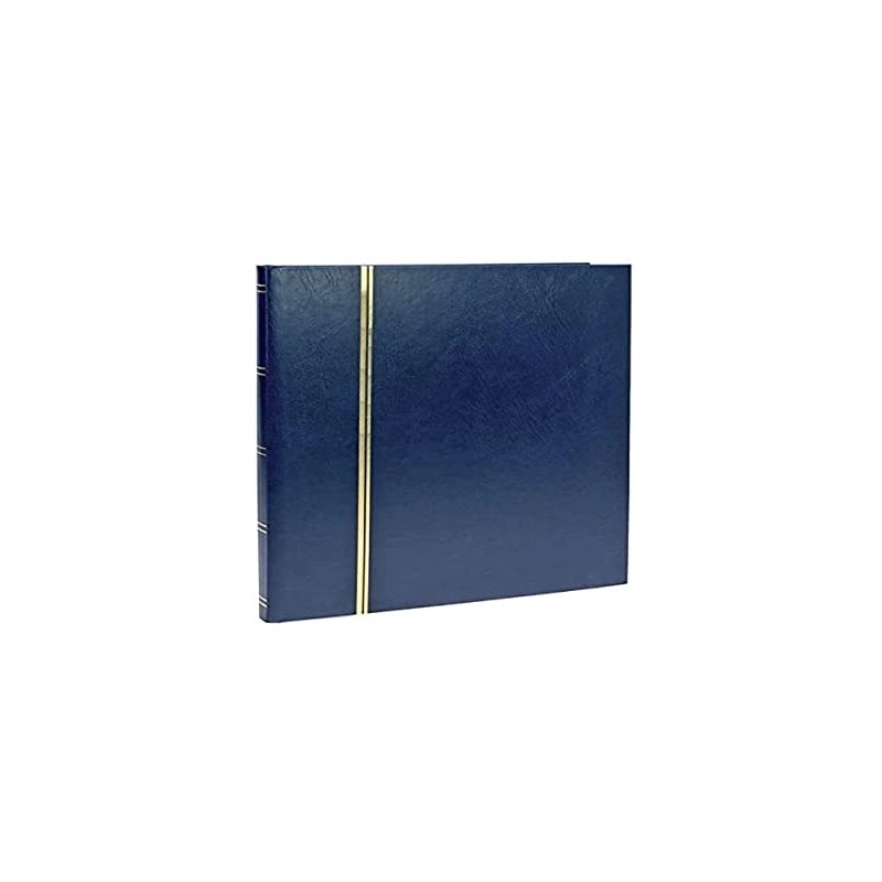 Safe 158 Stamp Album Insert Book Large Format 16 Black