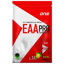 DNS EAA PRO 5g×14袋 レモン風味 必須アミノ酸 個包装 甘さと酸味のバランスが良く、ジューシーな果汁感を味わえるレモン風味