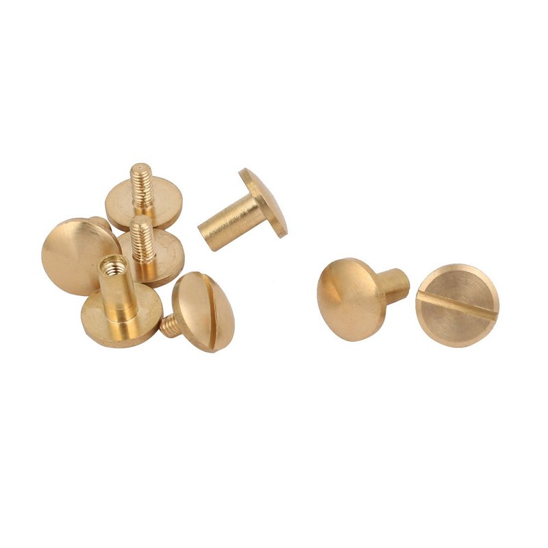 Sourcingmap 4/5" D Ring Brass Surface-Mounted Tie Down Lashing Ring