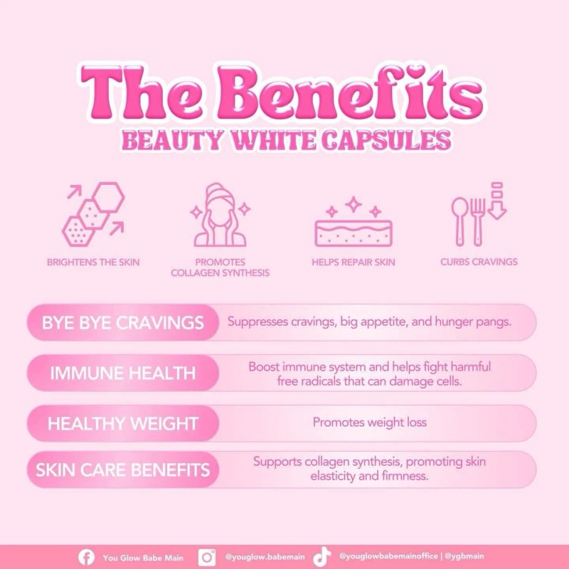 You glow beauty white capsule (3X Packs)