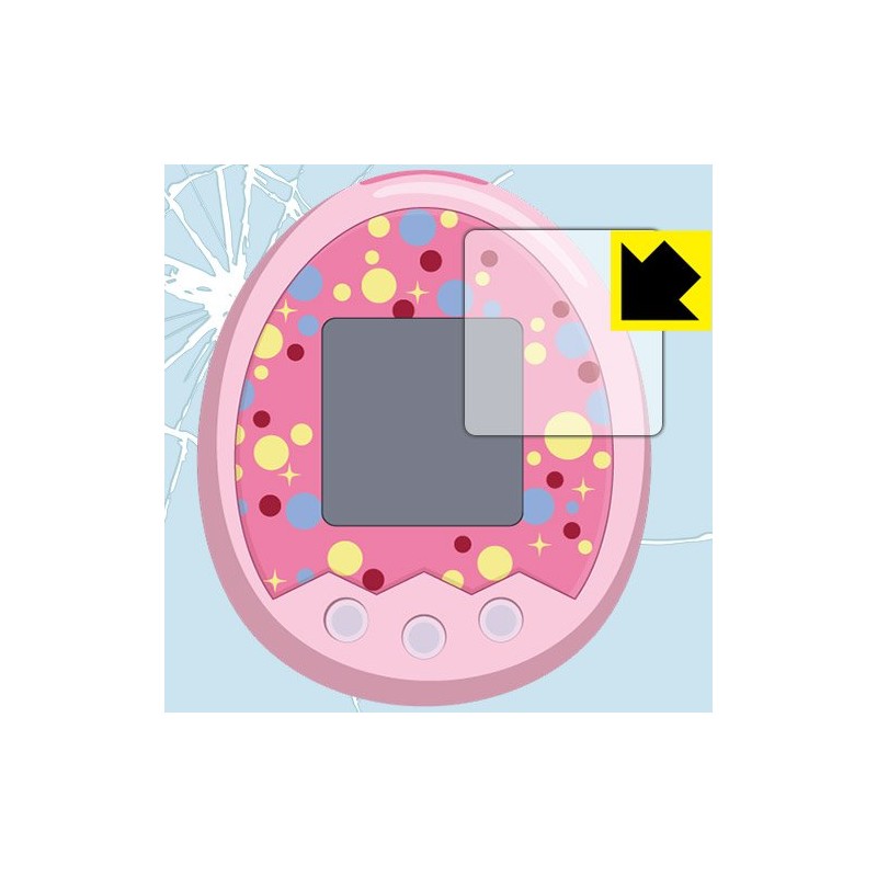 Shock Absorption Protection Film Tamagotchi Medium. X (Tamagotchi Try Smog)