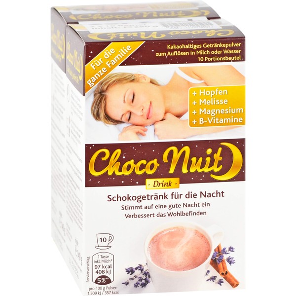 Choco Nuit Drink Schokogetränk Pulver, 20 pcs. Sachets