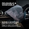 Nasiol Wipe&Buff Microfiber Cleaning and Ceramic Coat Application Cloth –