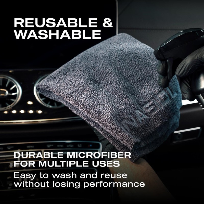 Nasiol Wipe&Buff Microfiber Cleaning and Ceramic Coat Application Cloth –
