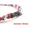 Braid Germanium Necklace: Sports Breath (Baseball, Soccer, Golf, etc.) (Red,