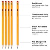 Shuttle Art Wood-Cased #2 HB Pencils, 600 Pack Sharpened Yellow