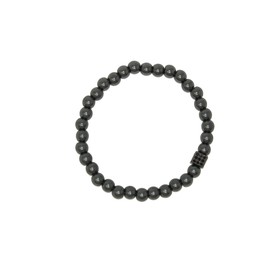Jeannieparnell N322 6mm Hematite Classic Gemstone Bracelet
