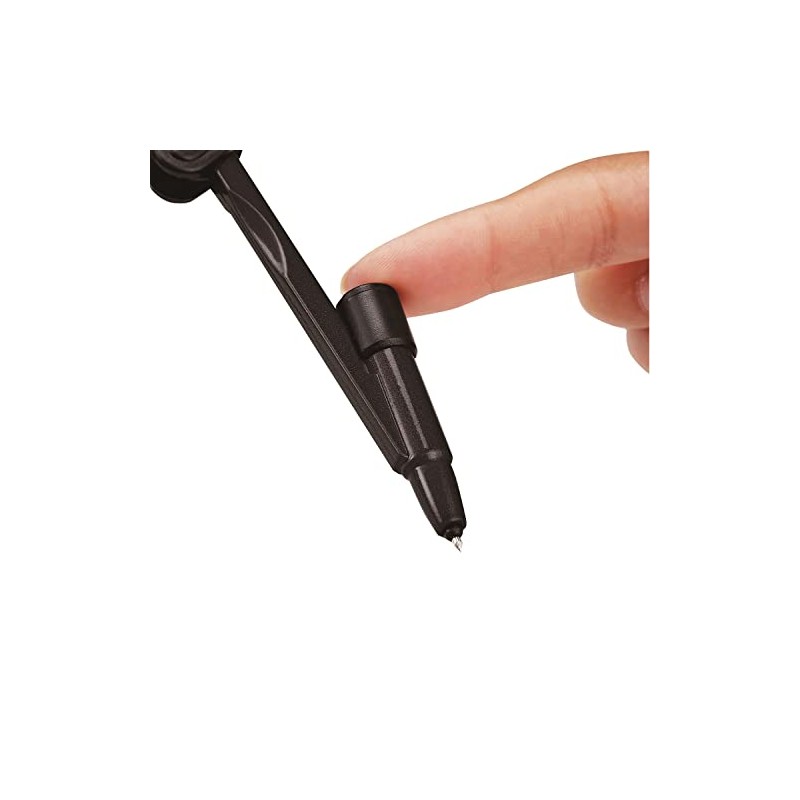 Kutsuwa CP230 Compass, Safety Compass, Harinock Sharp, Black (Sharp Type)