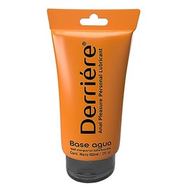 WOW Lubricante ntimo masculino y femenino Derriere, base agua en gel, textura lechosa de larga duracin 60 ml                                          