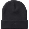 Baddery Knitted Hat: Cross - Jesus Christ God Christ Christian